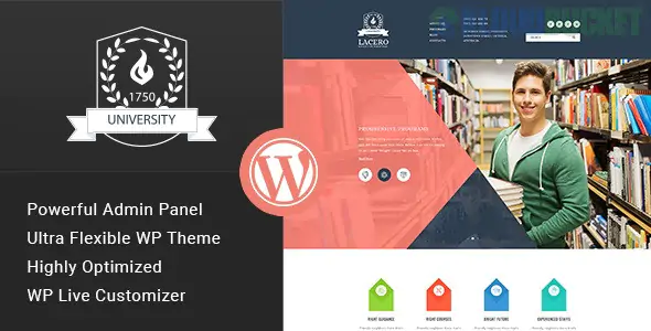 Lacero - Education & University WordPress Theme v1.3.2