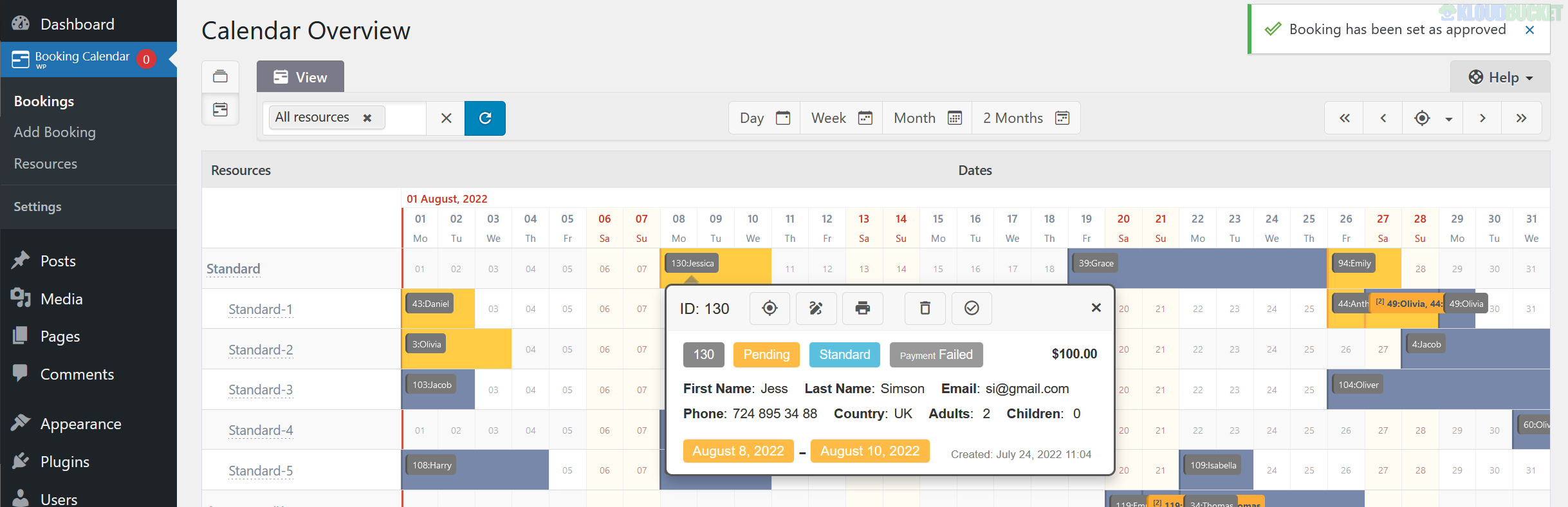 WP Booking Calendar (Business Large) 9.8.12