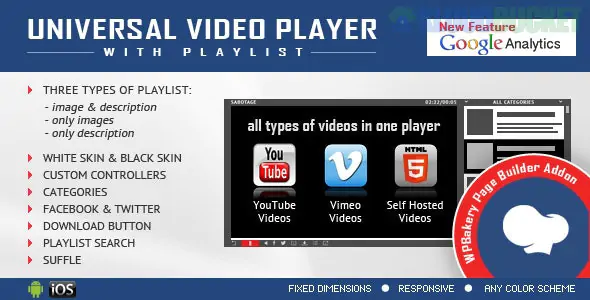 Universal Video Player for WPBakery Page Builder 3.2.2.0