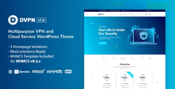 DVPN | Multipurpose VPN WordPress Theme 1.6