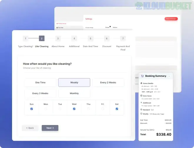 Cleanly - Cleaning Service Booking Plugin for WordPress Untouched 3.1.0