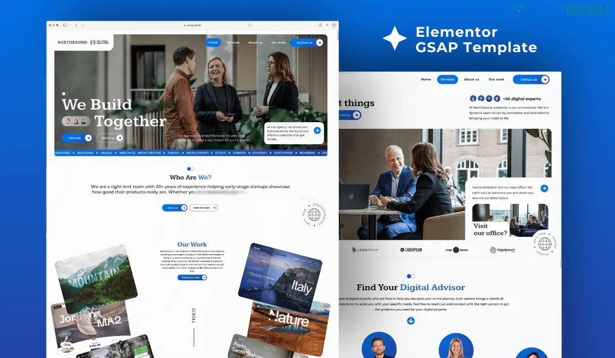 Northbound Agency - GSAP Elementor Pro Template 1.0.1