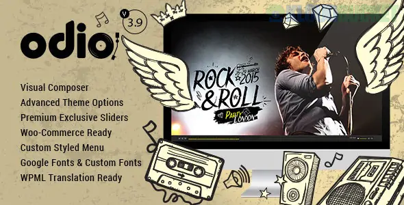Odio - Music WP Theme For Bands, Clubs, and Musicians 5.5