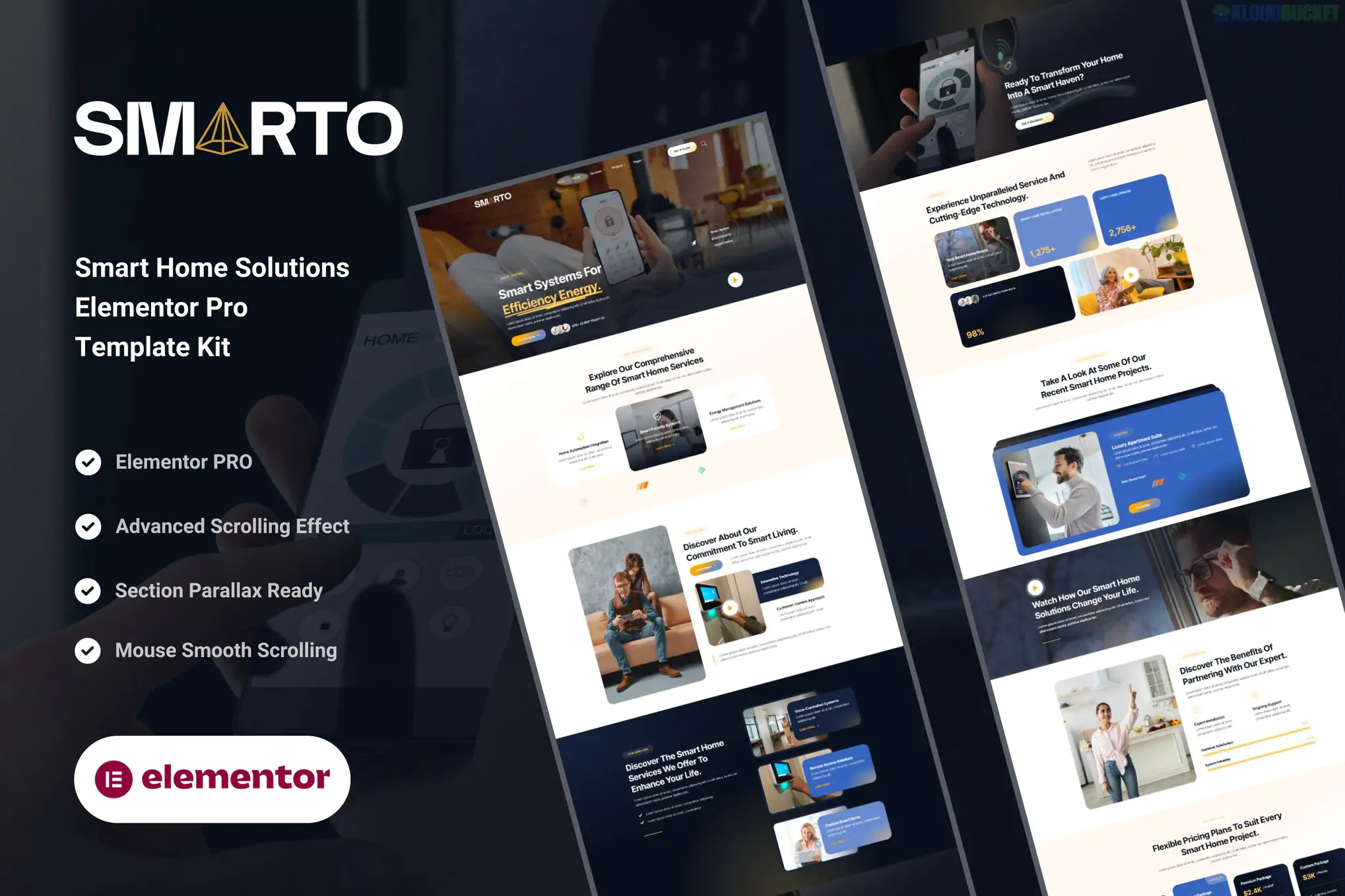 Smarto - Smart Home Solutions Elementor Pro Template Kit 1.1.3
