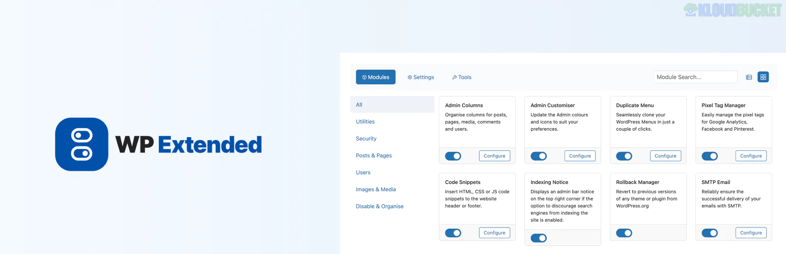 WP Extended PRO - The Ultimate WordPress Toolkit 3.1.0