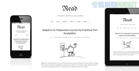 Read WP - Minimalist WordPress Blog Theme 4.6.4