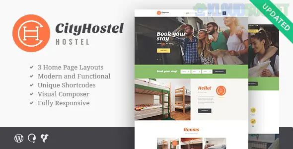 City Hostel | A Travel & Hotel Booking WordPress Theme 1.2.1