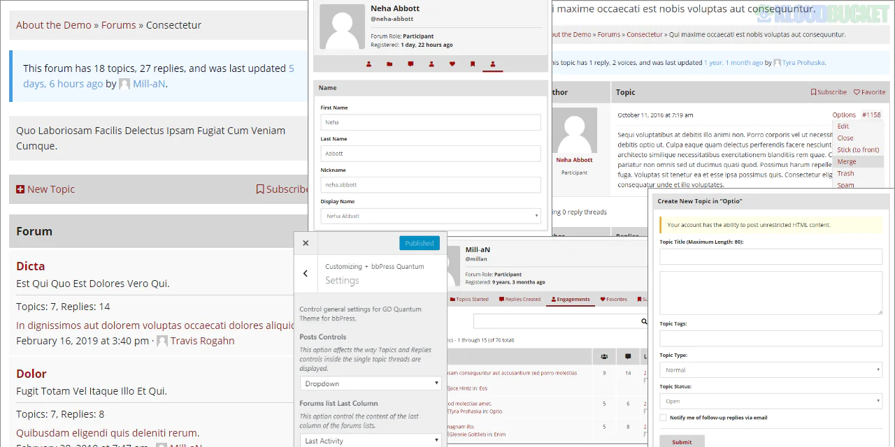 GD Quantum Theme Pro for bbPress 3.3