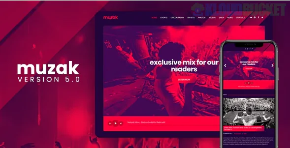 Muzak - Music WordPress Theme 5.6.1