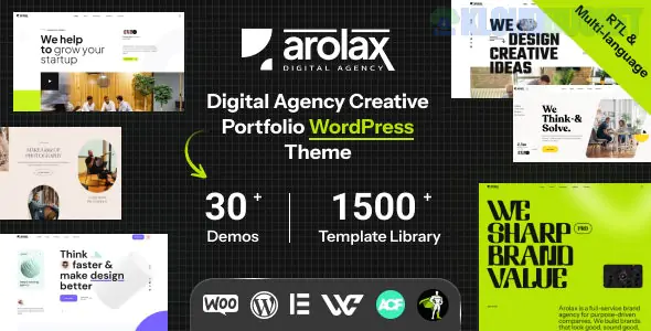 Arolax | Creative Digital Agency Theme 3.0.0