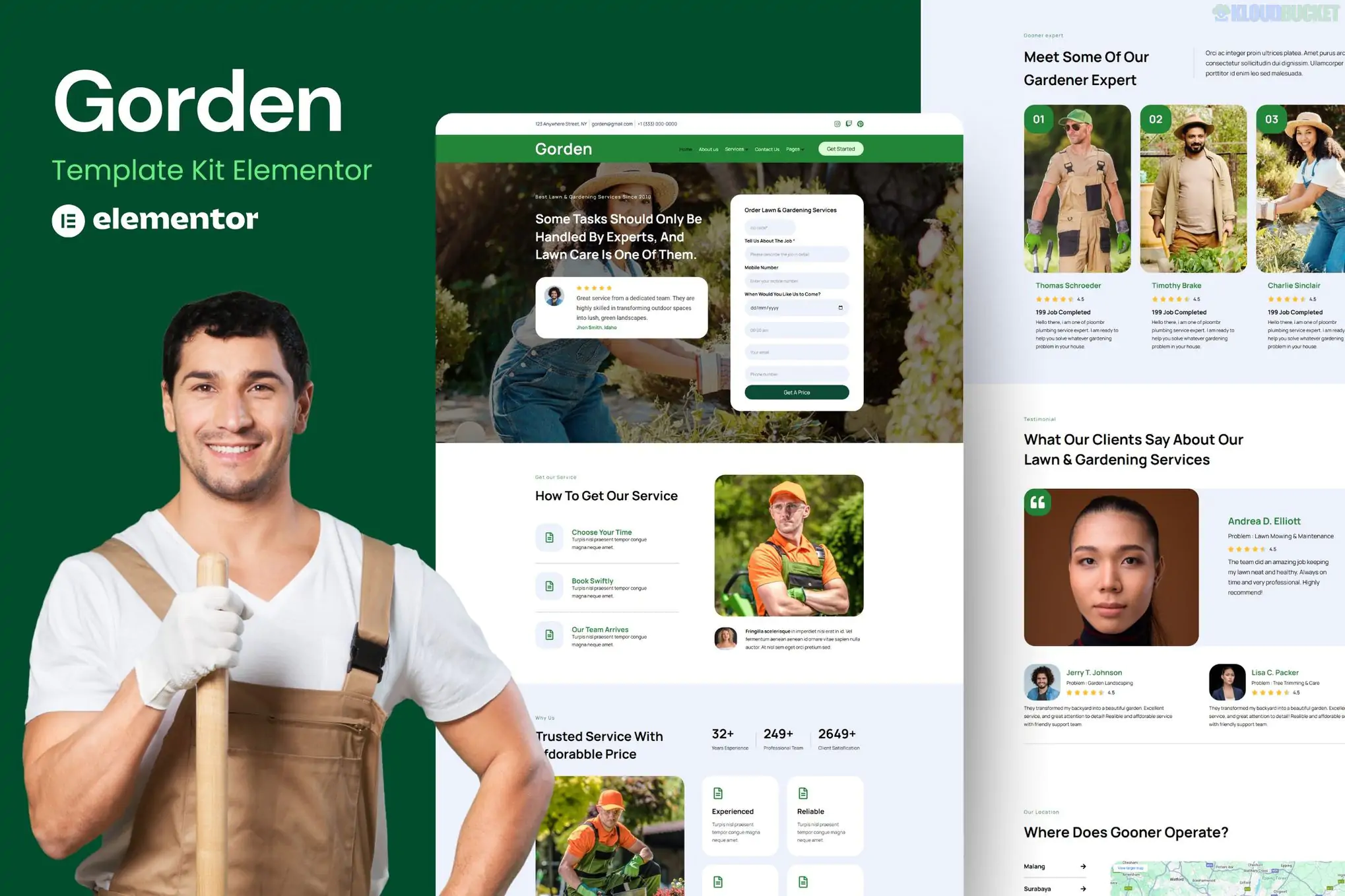 Gorden - Lawn & Gardening Service Elementor Template Kit 1.1.16