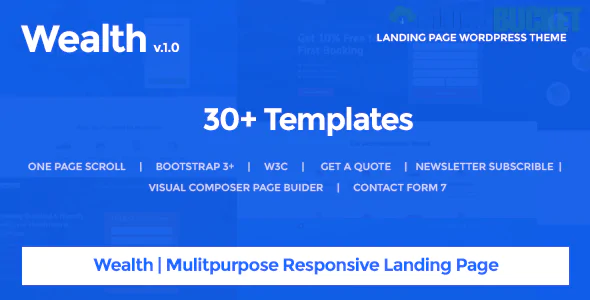 Wealth - Multi-Purpose Landing Page WordPress Theme 1.3.0
