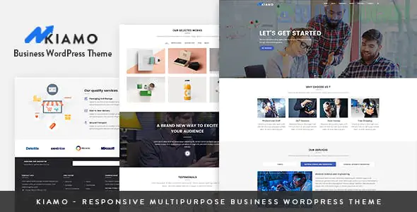 Kiamo - Responsive Business Service WordPress Theme 1.3.5