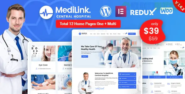 Medilink | Health & Medical WordPress Theme 1.7.2