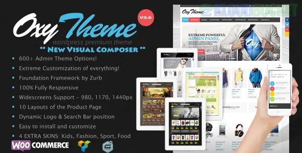 OXY - Multi-Purpose Responsive WooCommerce Theme 3.6