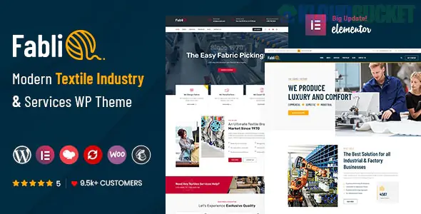 Fablio - Textile Industry WordPress Theme 5.8