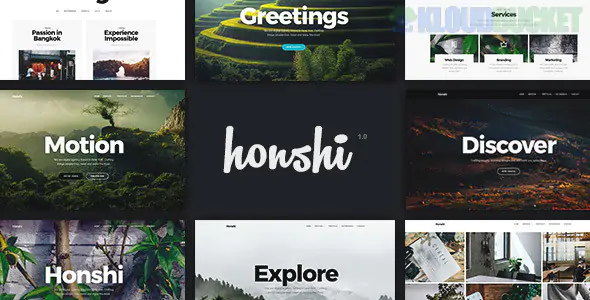 Honshi - WordPress Multi Purpose Creative Portfolio Theme 2.6.2