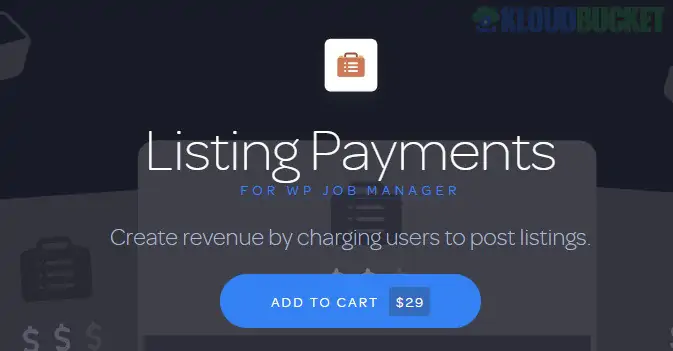 WP Job Manager Listing Payments Add-on 2.2.5