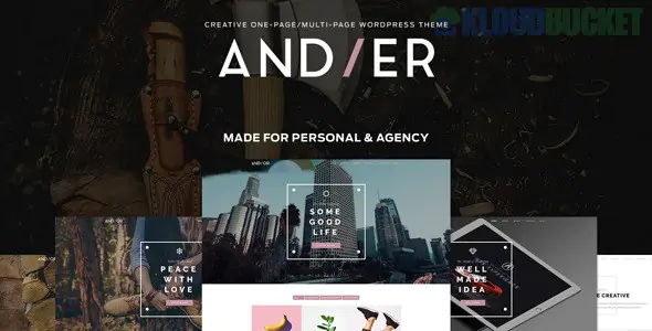Andier - Responsive One Page & Multi Page Portfolio Theme 1.2.2