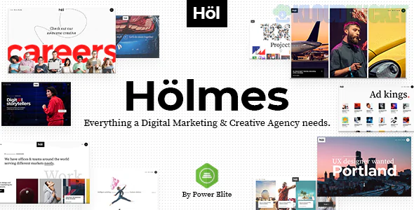 Holmes Theme | Digital Agency Theme 1.7