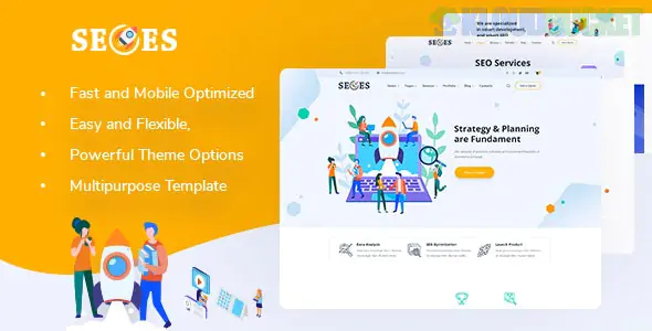 Seoes - Marketing Agency WordPress Theme 1.1.0