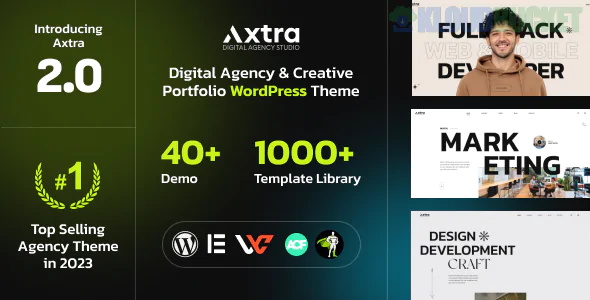 Axtra Theme | Digital Agency Creative Portfolio Theme 2.0