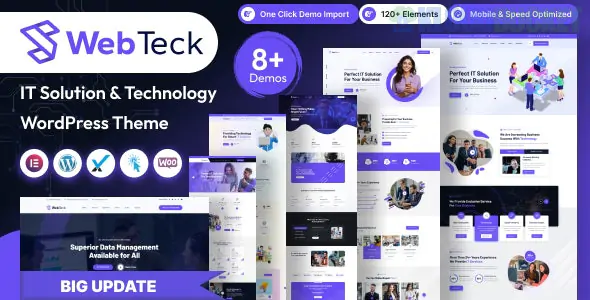 Webteck - IT Solution and Technology WordPress Theme 1.0.0