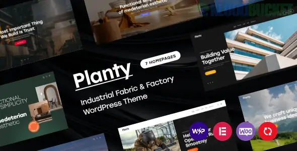 Planty - Industrial Fabric & Factory WordPress Theme 1.25