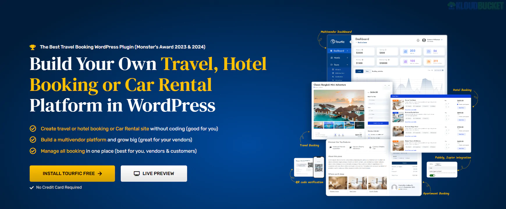 Tourfic Pro - Best Hotel & Travel Booking WordPress Plugin 1.13.5