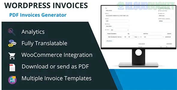 WordPress Invoice Generator with WooCommerce Integration and Stripe Payments 2.2