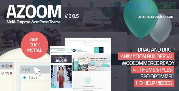 Azoom | Multi-Purpose Theme with Animation Builder 3.0.3