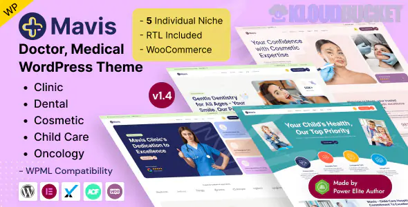Mavis - Doctor & Medical Clinic Elementor WordPress Theme 1.6