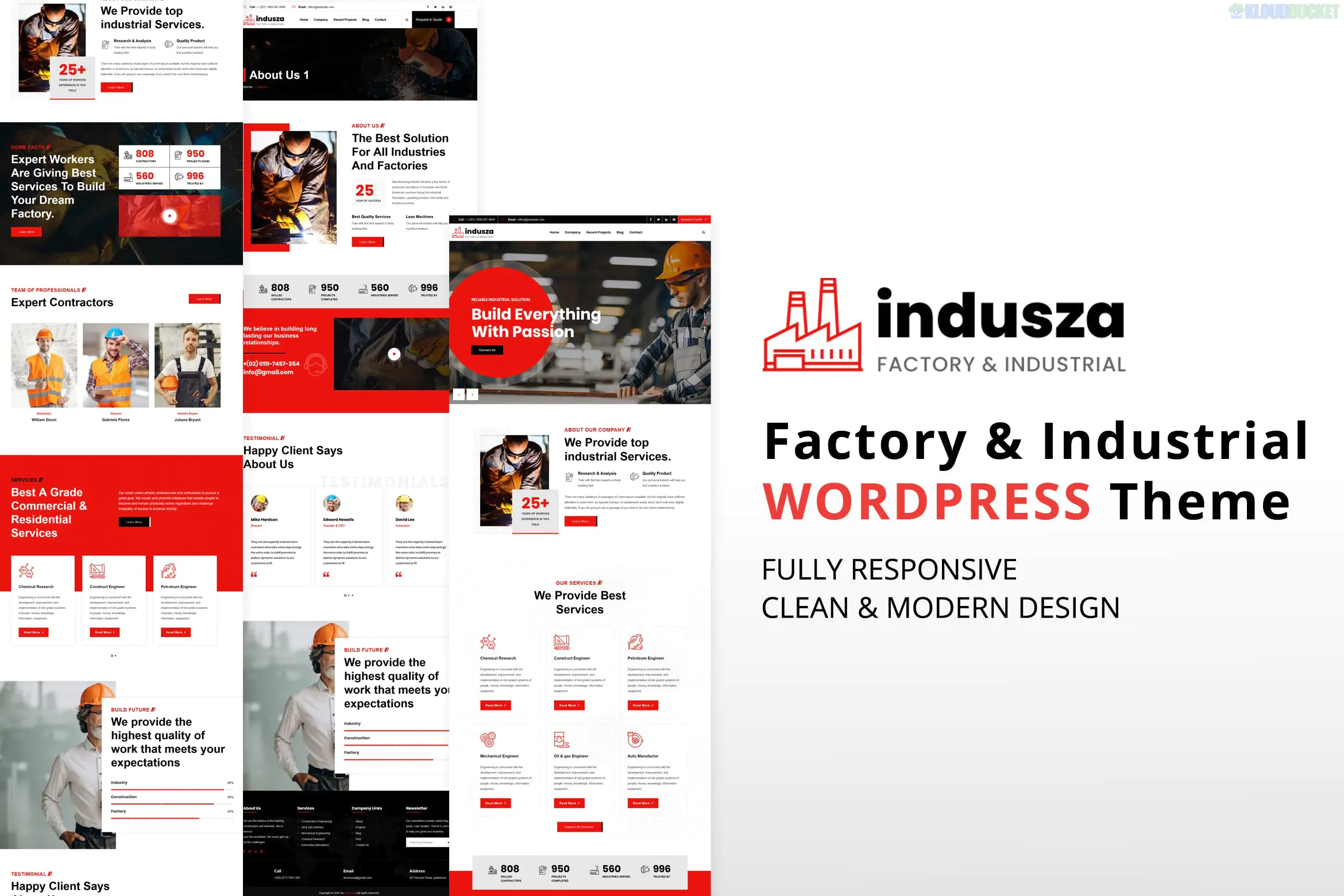 Indusza - Industrial & Factory WordPress 1.3