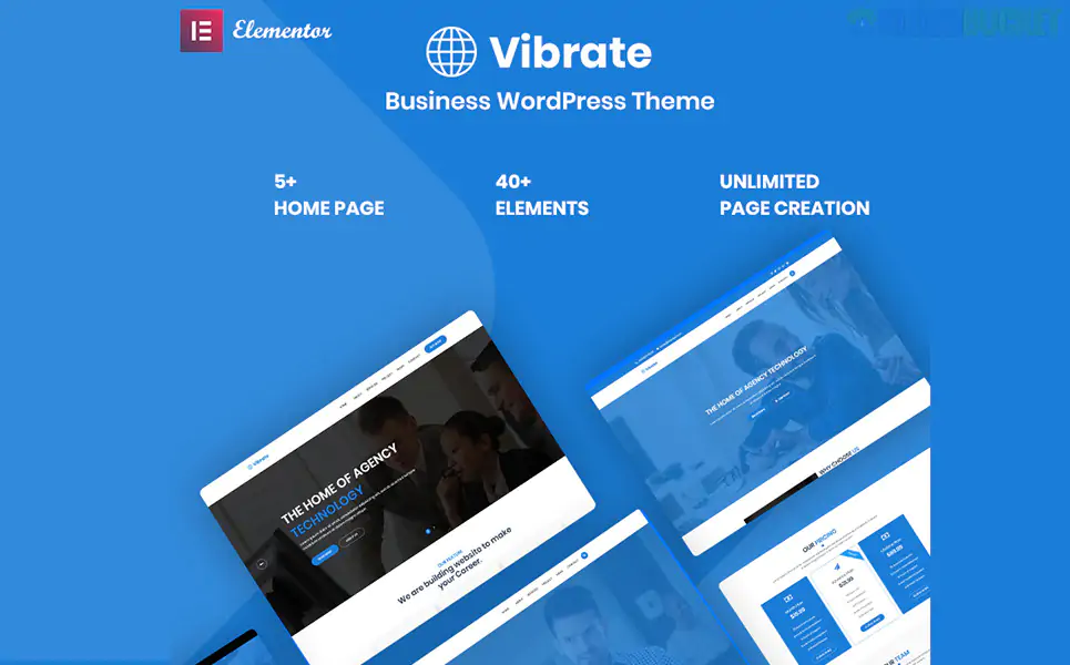 Vaibrate - Business Responsive WordPress Theme 1.0.0
