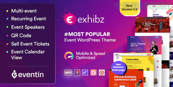 Exhibz Theme | Event Conference WordPress Theme 3.0.3