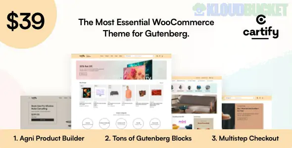 Cartify- WooCommerce Gutenberg WordPress Theme 1.3