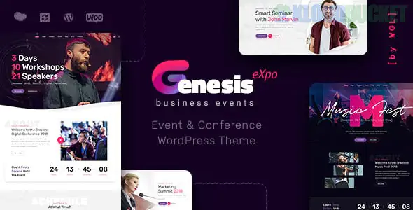 GenesisExpo | Business Events & Conference WordPress Theme 1.4.10