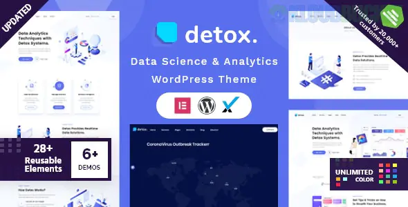 Detox - Data Science & Analytics WordPress Theme 2.3
