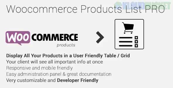 Woocommerce Products List Pro 1.1.29