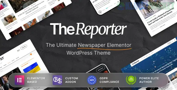 The Reporter - Newspaper Editorial WordPress Theme 1.2.1