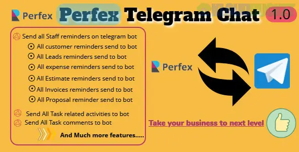 Perfex CRM and TelegramBot Chat Module 2.0.1