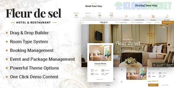 Fleurdesel - Hotel Booking WordPress Theme 2.0.5