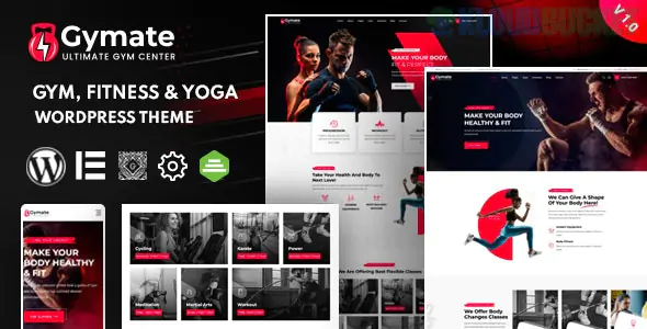 Gymat - Fitness and Gym WordPress Theme 1.8.6