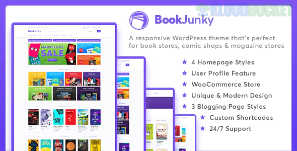 BookJunky - WooCommerce Book Store for WordPress 1.0.6