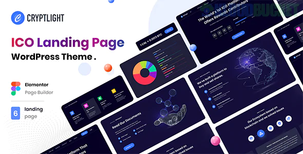 Cryptlight Theme | ICO NFT Landing Page WordPress Theme 1.1.5