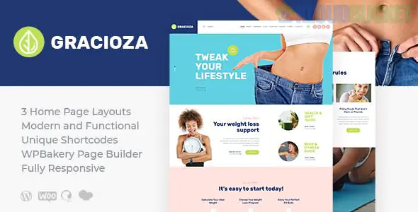 Gracioza | Weight Loss Company & Healthy Blog WordPress Theme 1.0.10