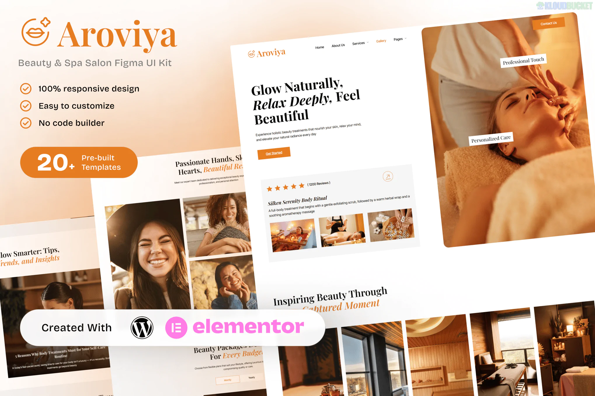 Aroviya – Beauty & Spa Salon Elementor Template Kit 1.0.2