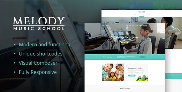 Melody - School of Arts & Music School WordPress Theme 1.6.3