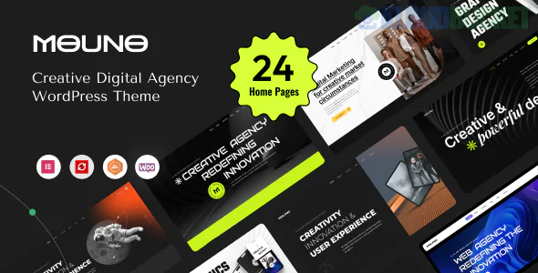 Mouno - Creative Digital Agency WordPress Theme 1.0.0