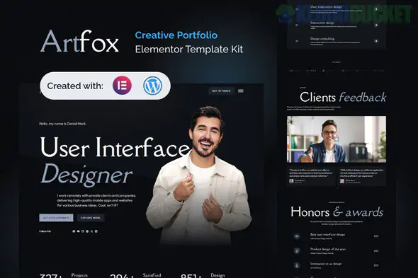 Artfox - Creative Portfolio Elementor Pro Template Kit 1.1